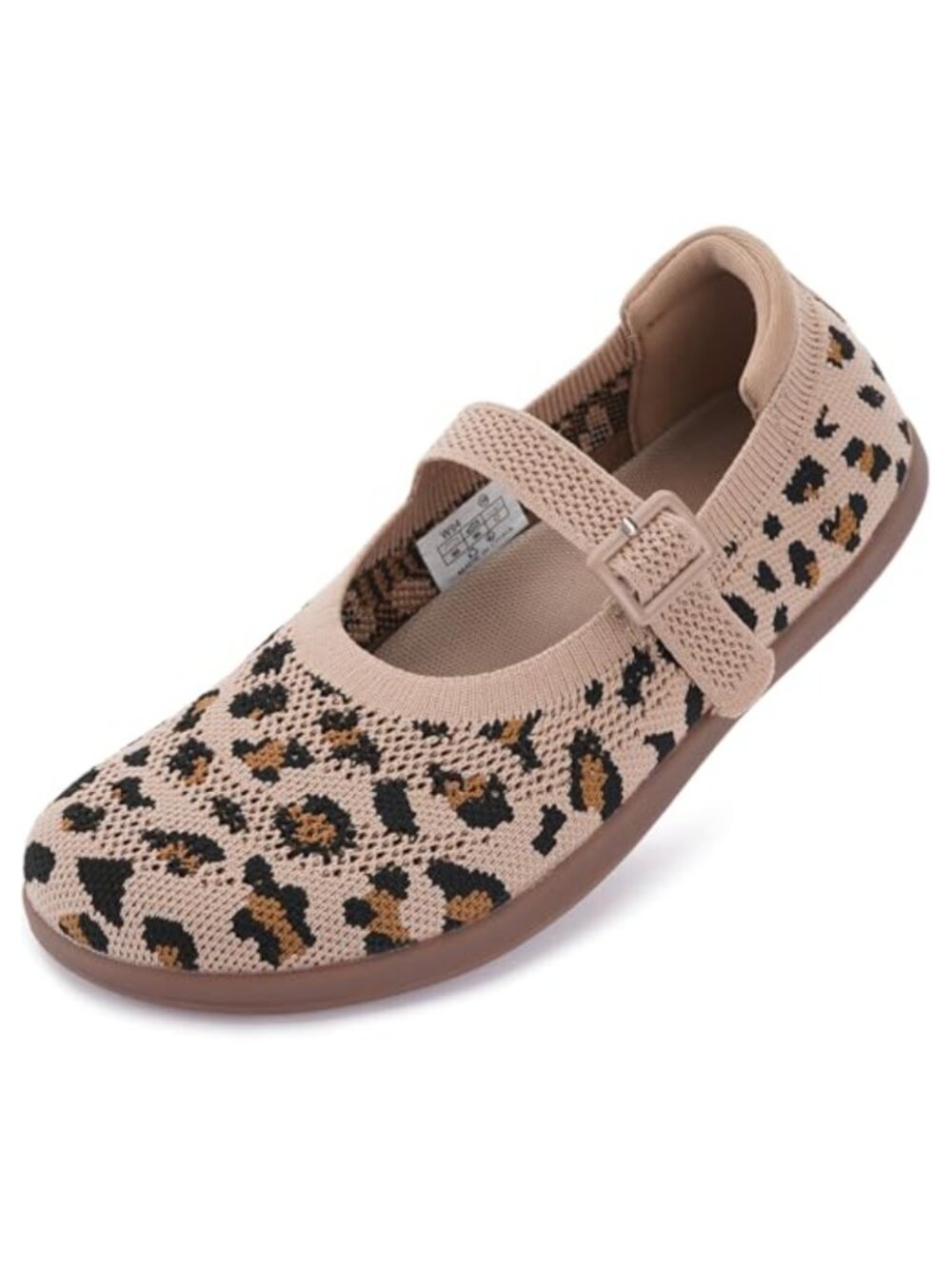 WHITIN Women's Barefoot Mary Jane Flats Wide Toe Box Zero Drop Sole
